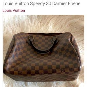 Louis Vuitton Speedy 30 Damier Ebene